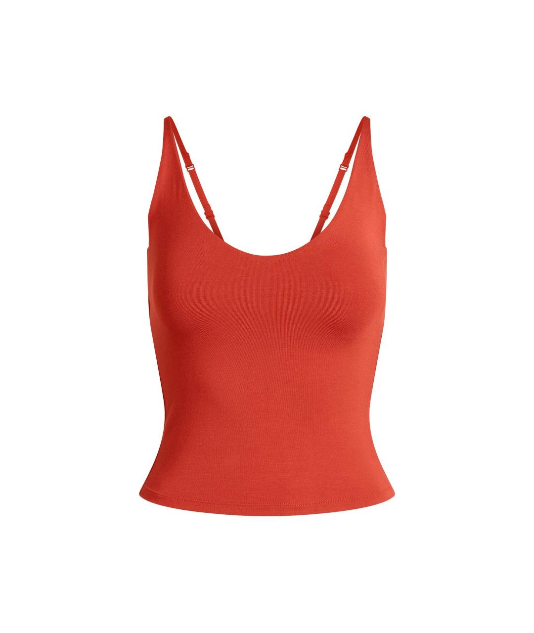SKIMS Красная майка, фото 1