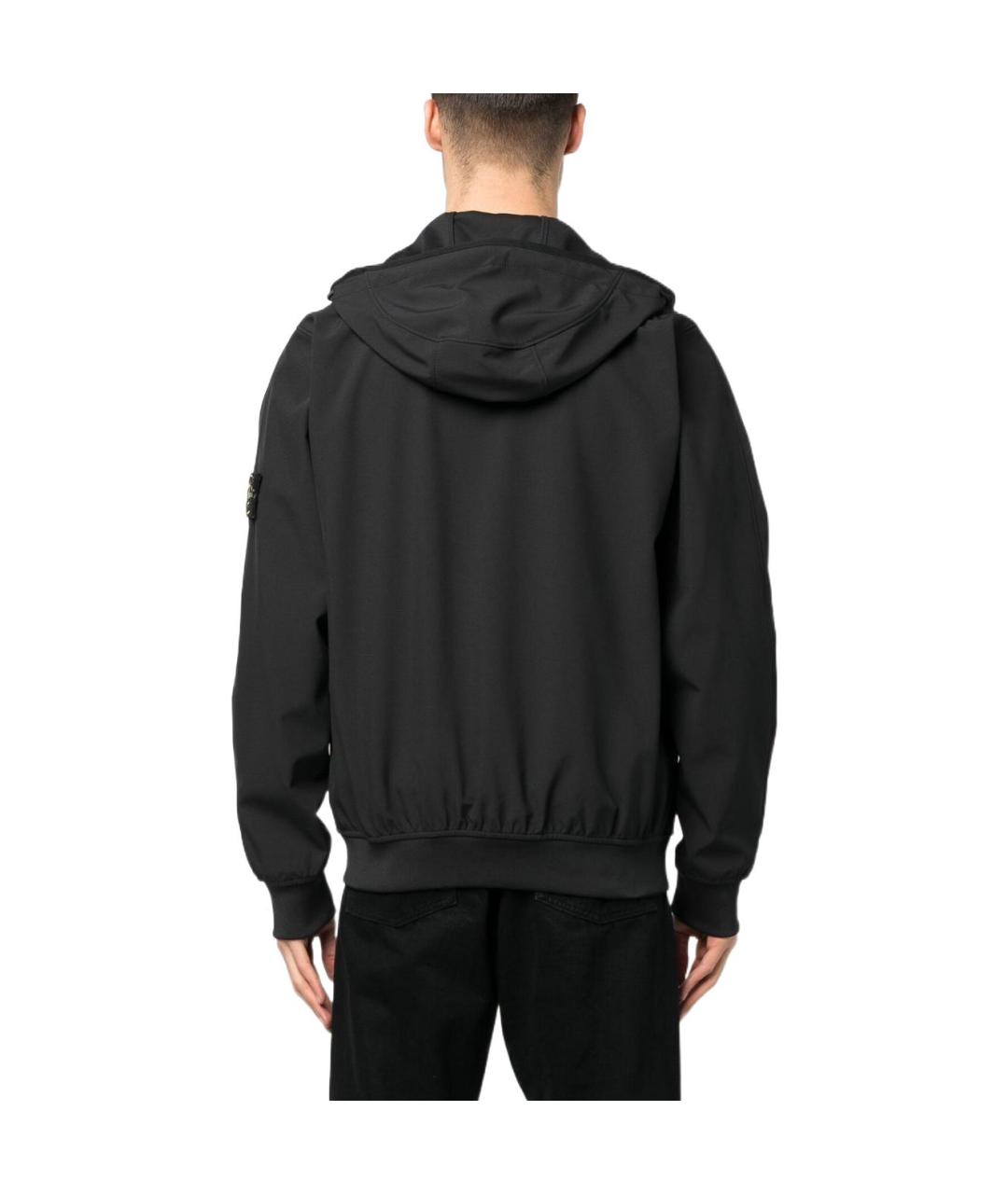 STONE ISLAND Черная куртка, фото 3