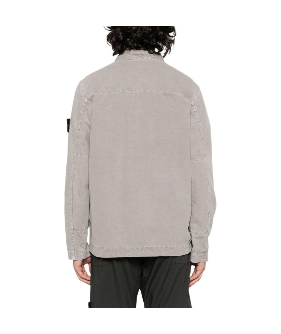 STONE ISLAND Серая куртка, фото 3