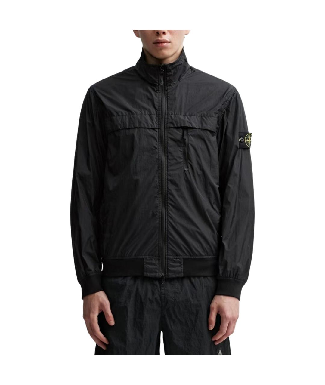 STONE ISLAND Черная куртка, фото 3