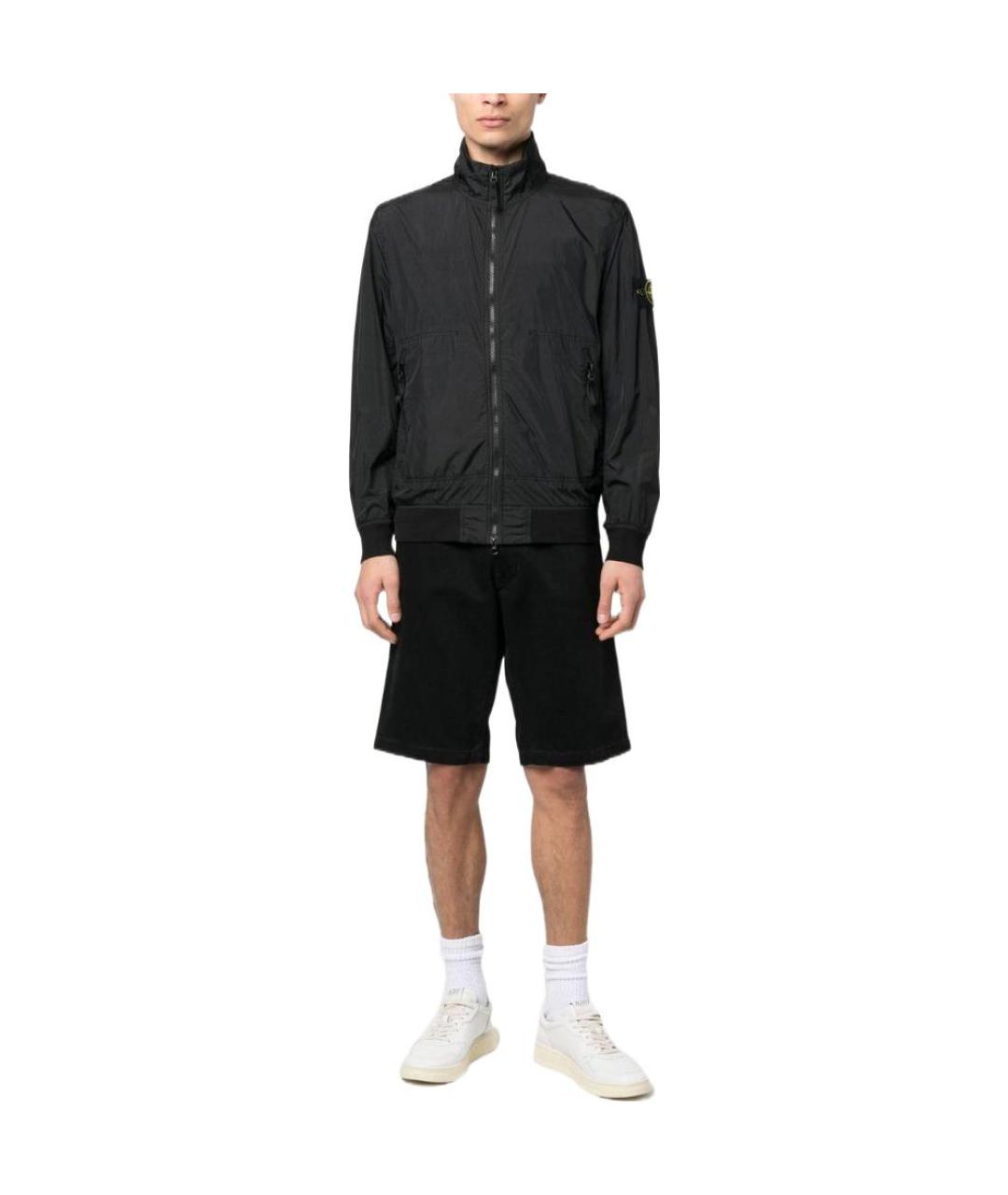 STONE ISLAND Черная куртка, фото 2
