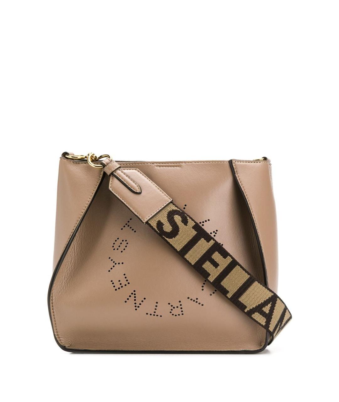 STELLA MCCARTNEY Бежевая сумка тоут из искусственной кожи, фото 1