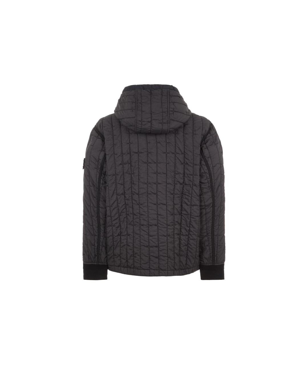 STONE ISLAND Черная куртка, фото 2