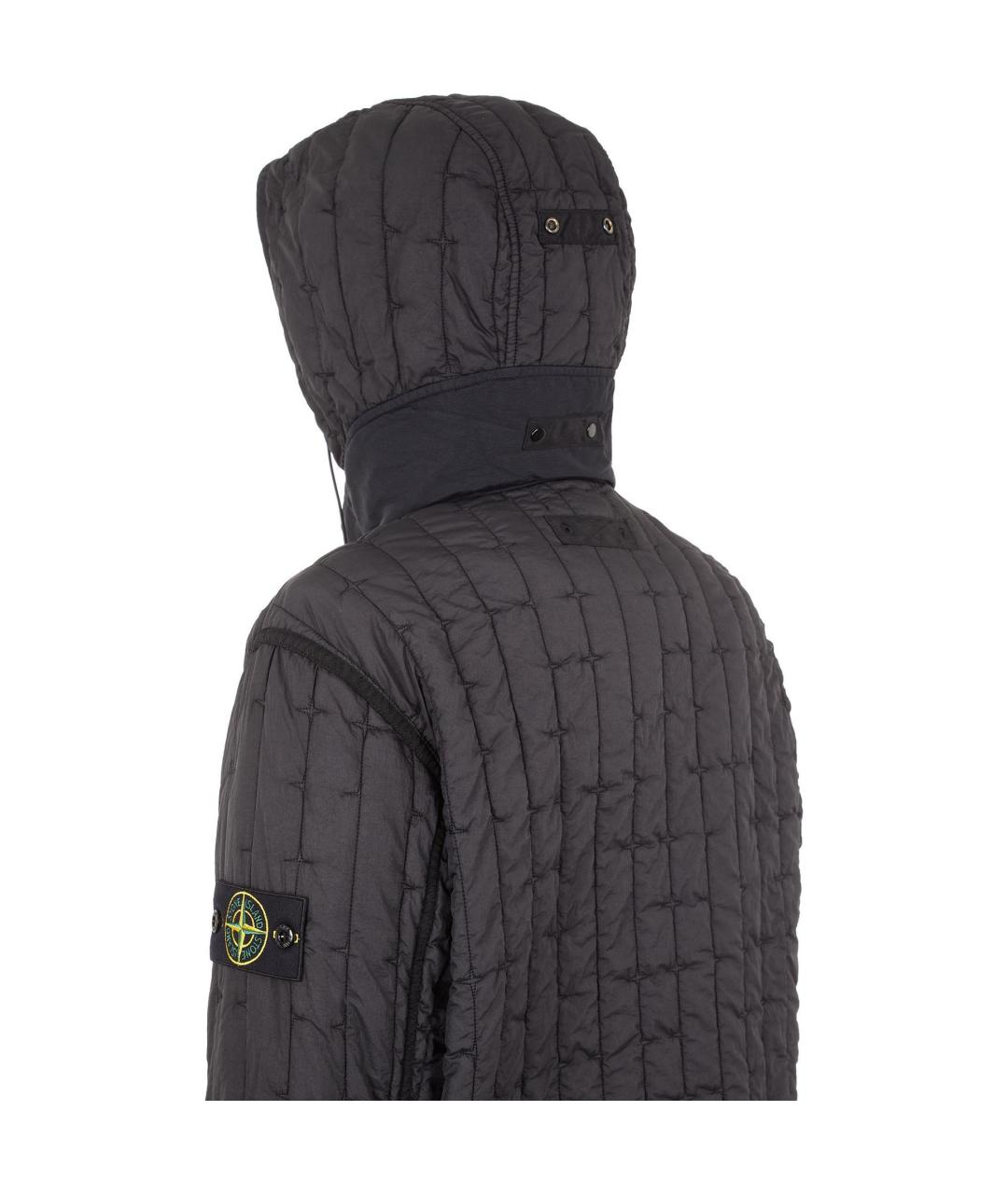 STONE ISLAND Черная куртка, фото 5
