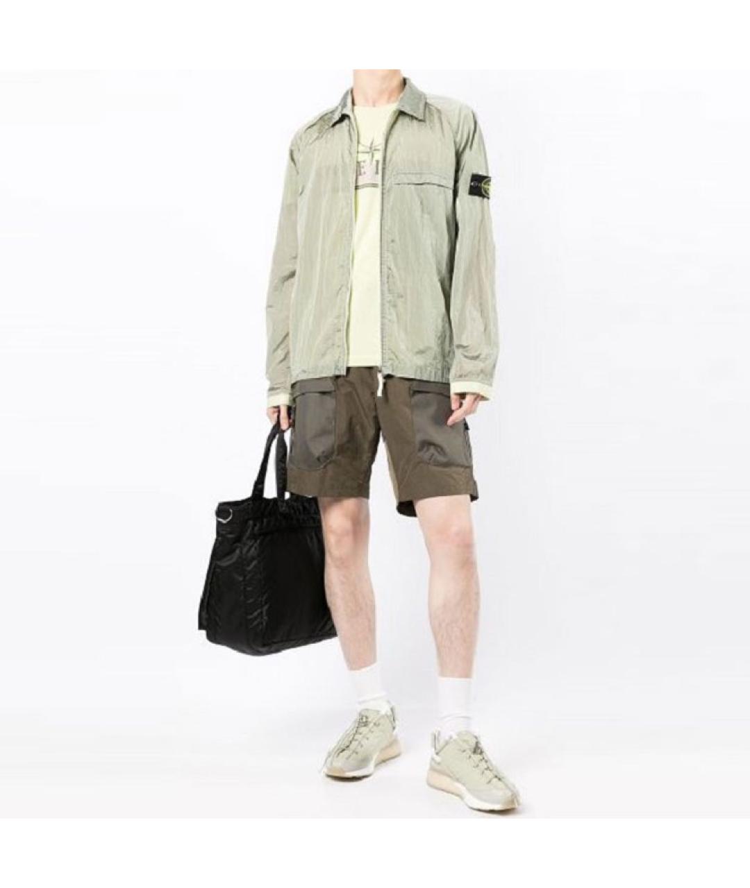STONE ISLAND Зеленая куртка, фото 4