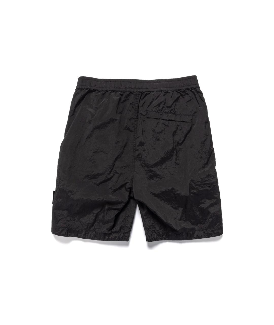 STONE ISLAND Черные шорты, фото 2
