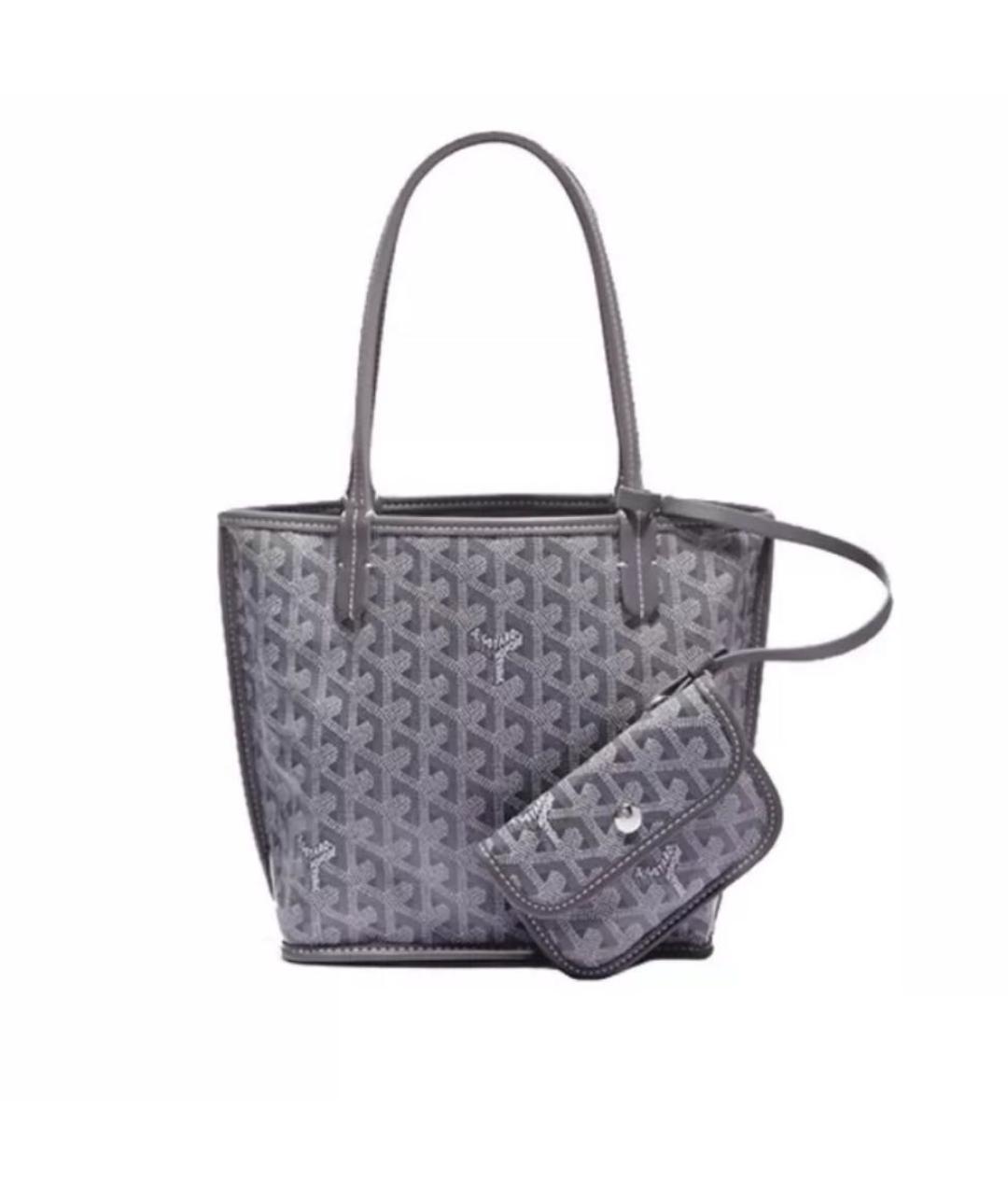 GOYARD Серая сумка через плечо, фото 5