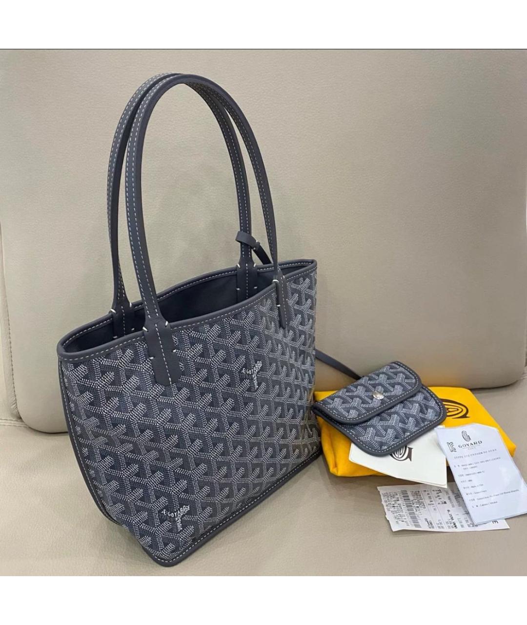 GOYARD Серая сумка через плечо, фото 2