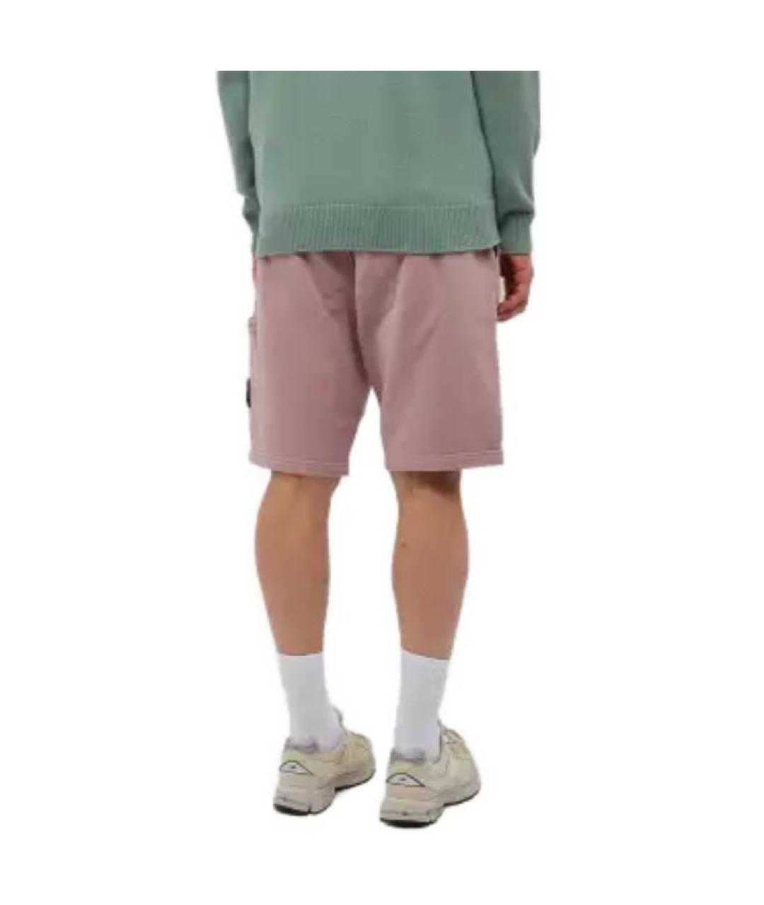 STONE ISLAND Розовые шорты, фото 2