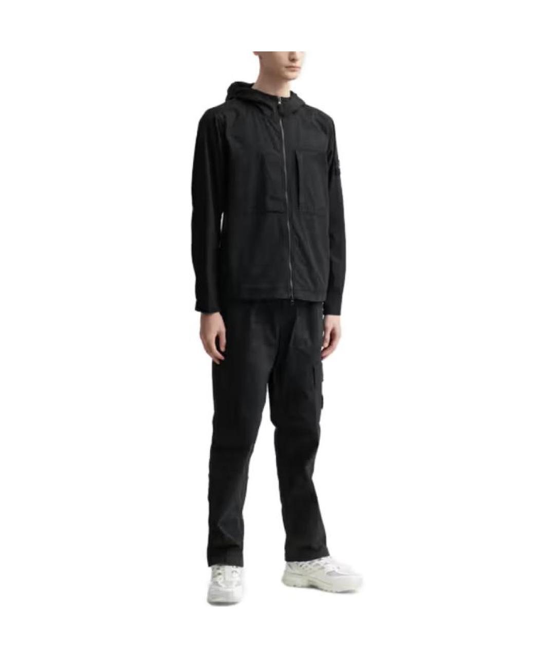 STONE ISLAND Черная куртка, фото 5