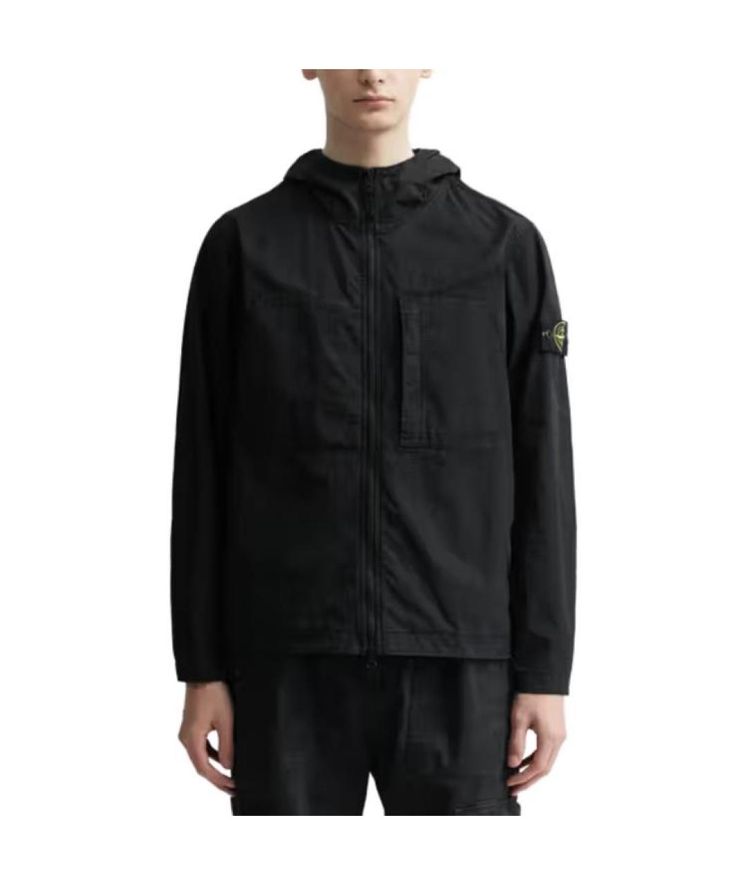 STONE ISLAND Черная куртка, фото 3