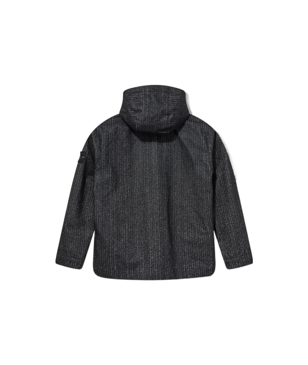 STONE ISLAND Черная куртка, фото 2