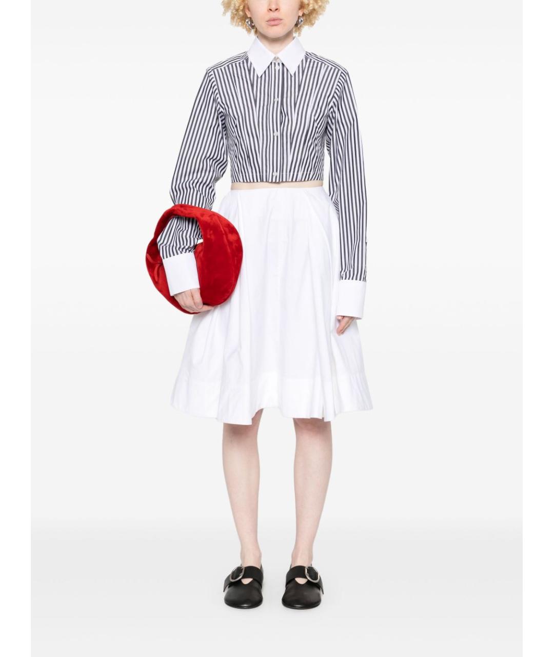 SPORTMAX Черная хлопковая рубашка, фото 4