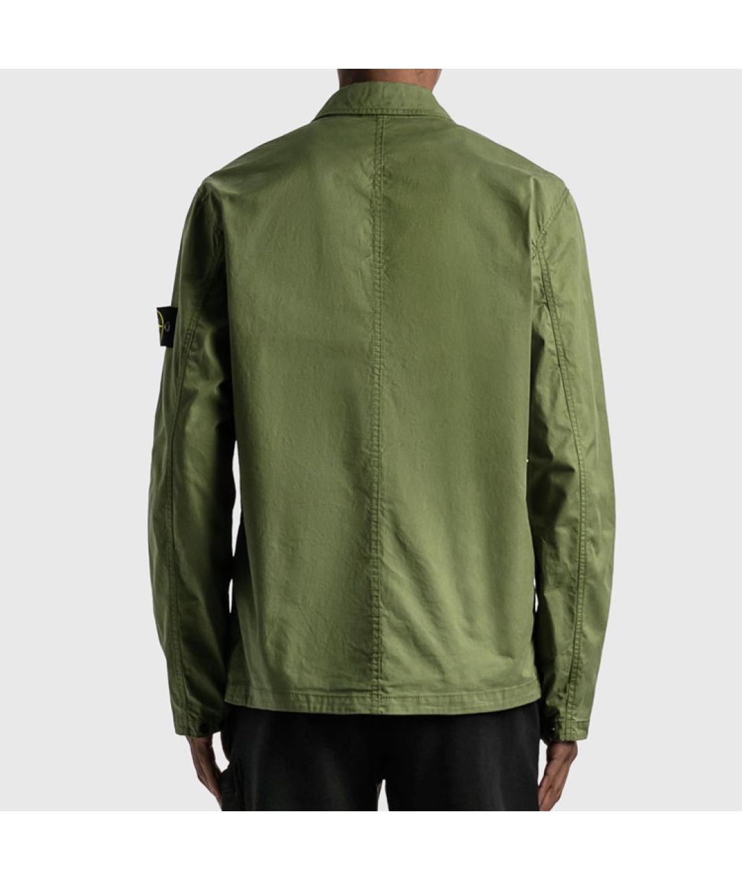 STONE ISLAND Зеленая куртка, фото 4