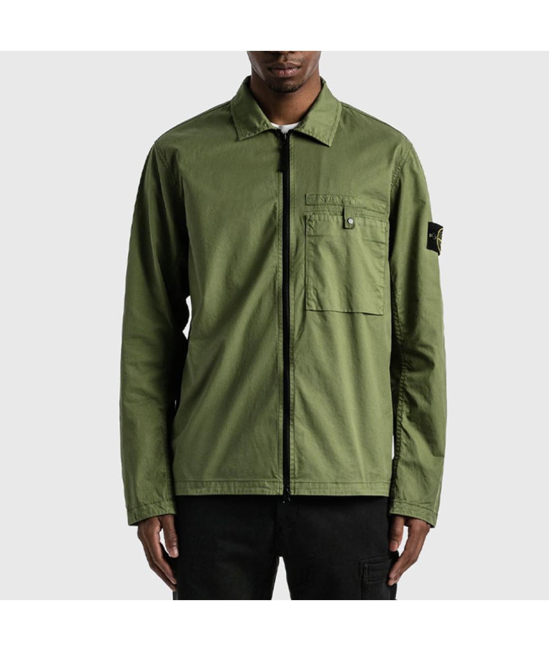 STONE ISLAND Зеленая куртка, фото 5
