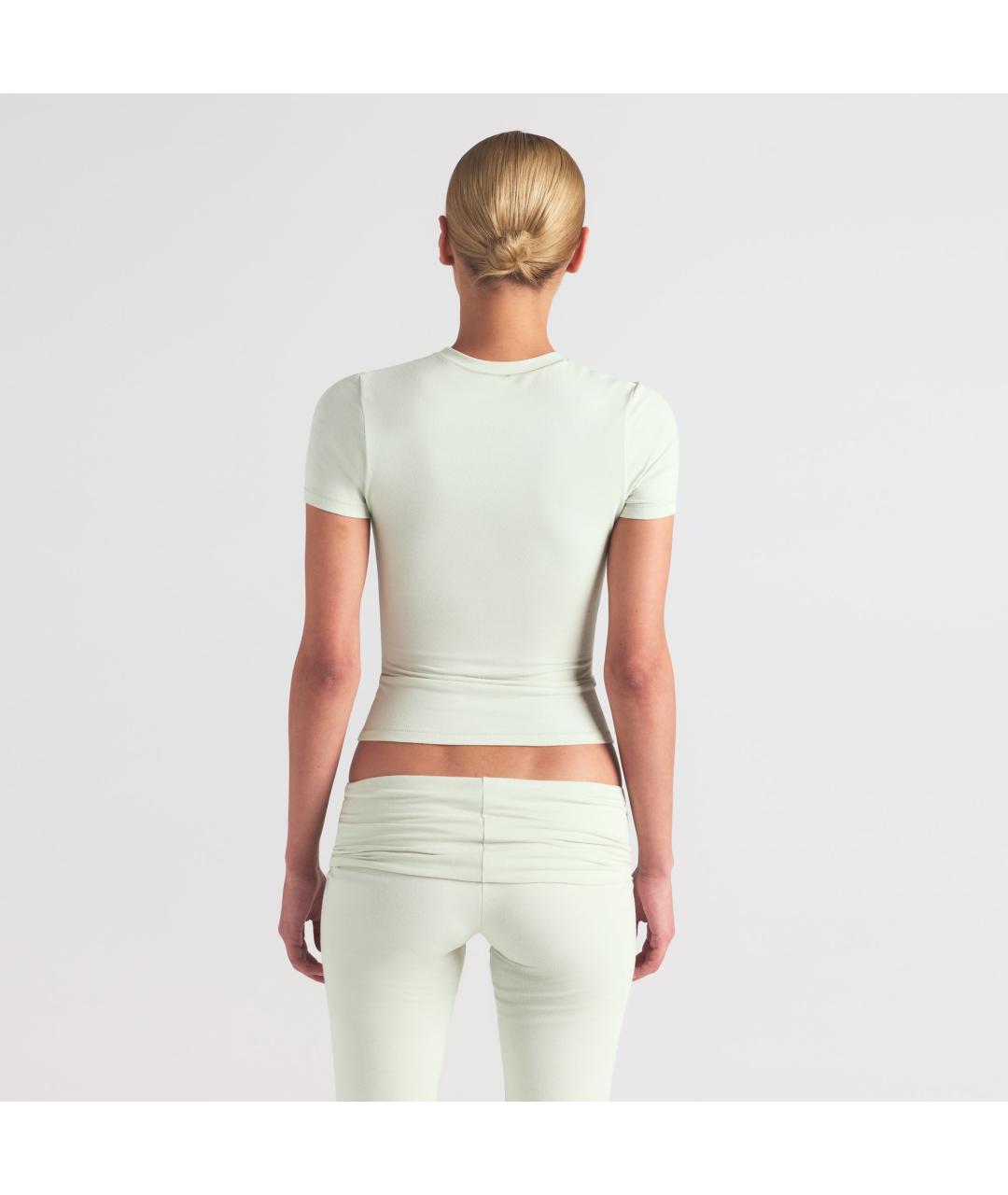 SKIMS Салатовая футболка, фото 2