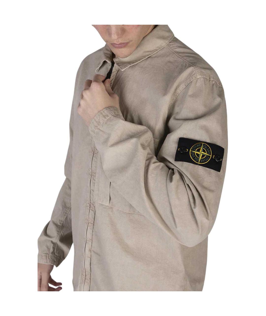 STONE ISLAND Бежевая куртка, фото 4