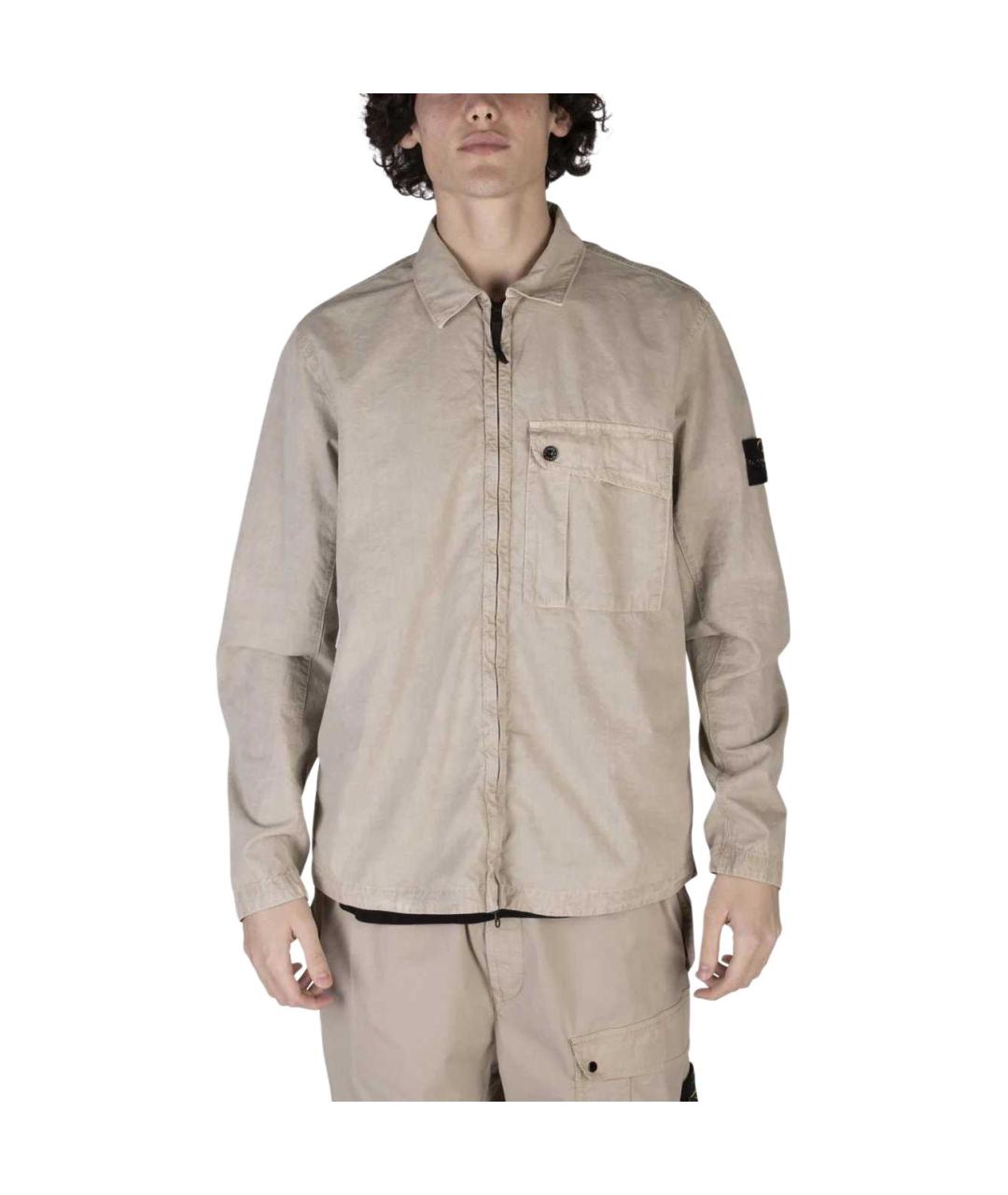 STONE ISLAND Бежевая куртка, фото 5