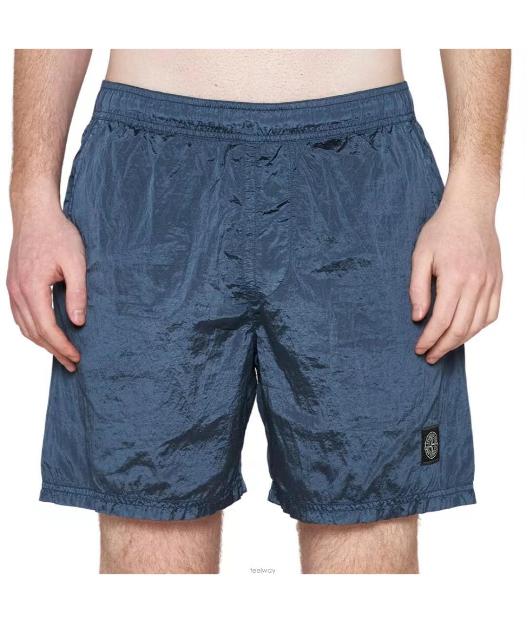 STONE ISLAND Серые шорты, фото 2