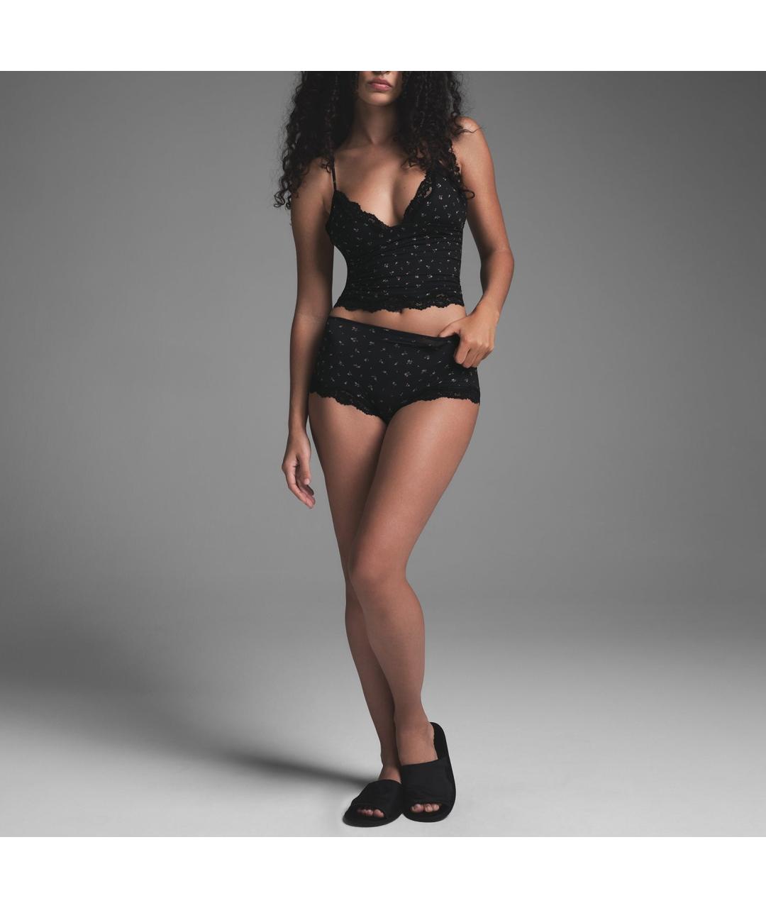 SKIMS Черная майка, фото 2