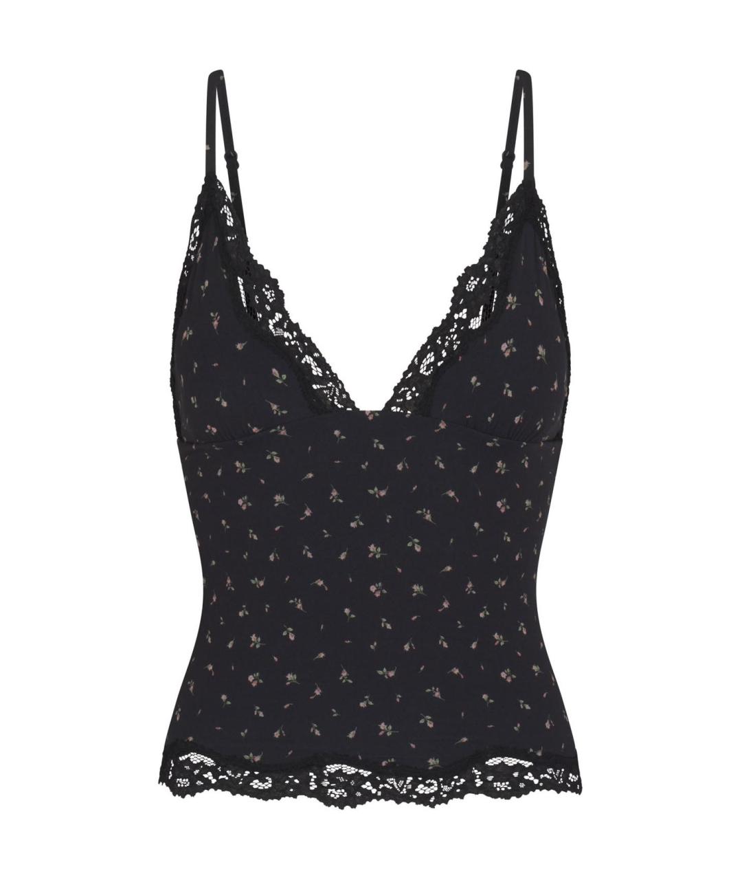 SKIMS Черная майка, фото 1