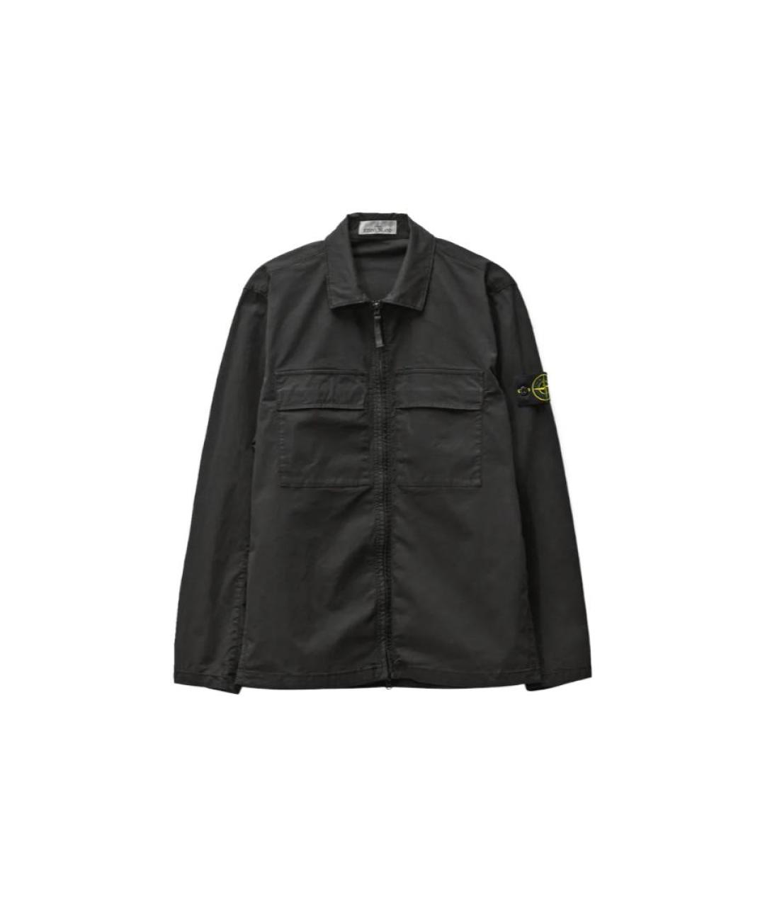 STONE ISLAND Черная куртка, фото 1