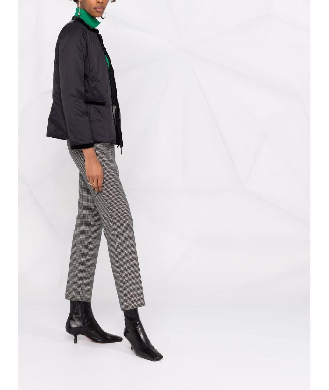 EMPORIO ARMANI Черная полиэстеровая куртка, фото 3
