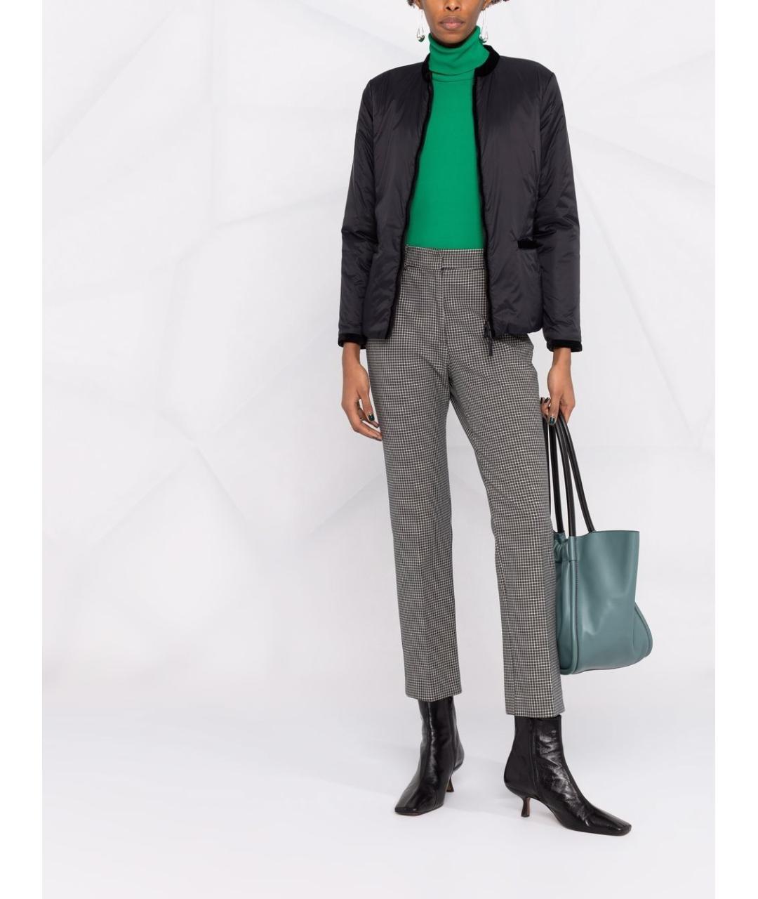 EMPORIO ARMANI Черная полиэстеровая куртка, фото 2