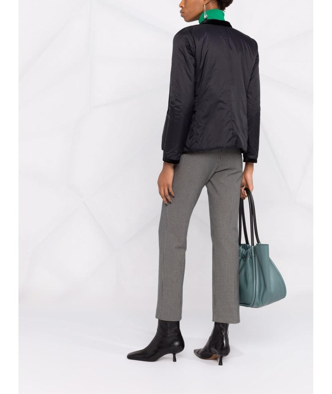 EMPORIO ARMANI Черная полиэстеровая куртка, фото 5