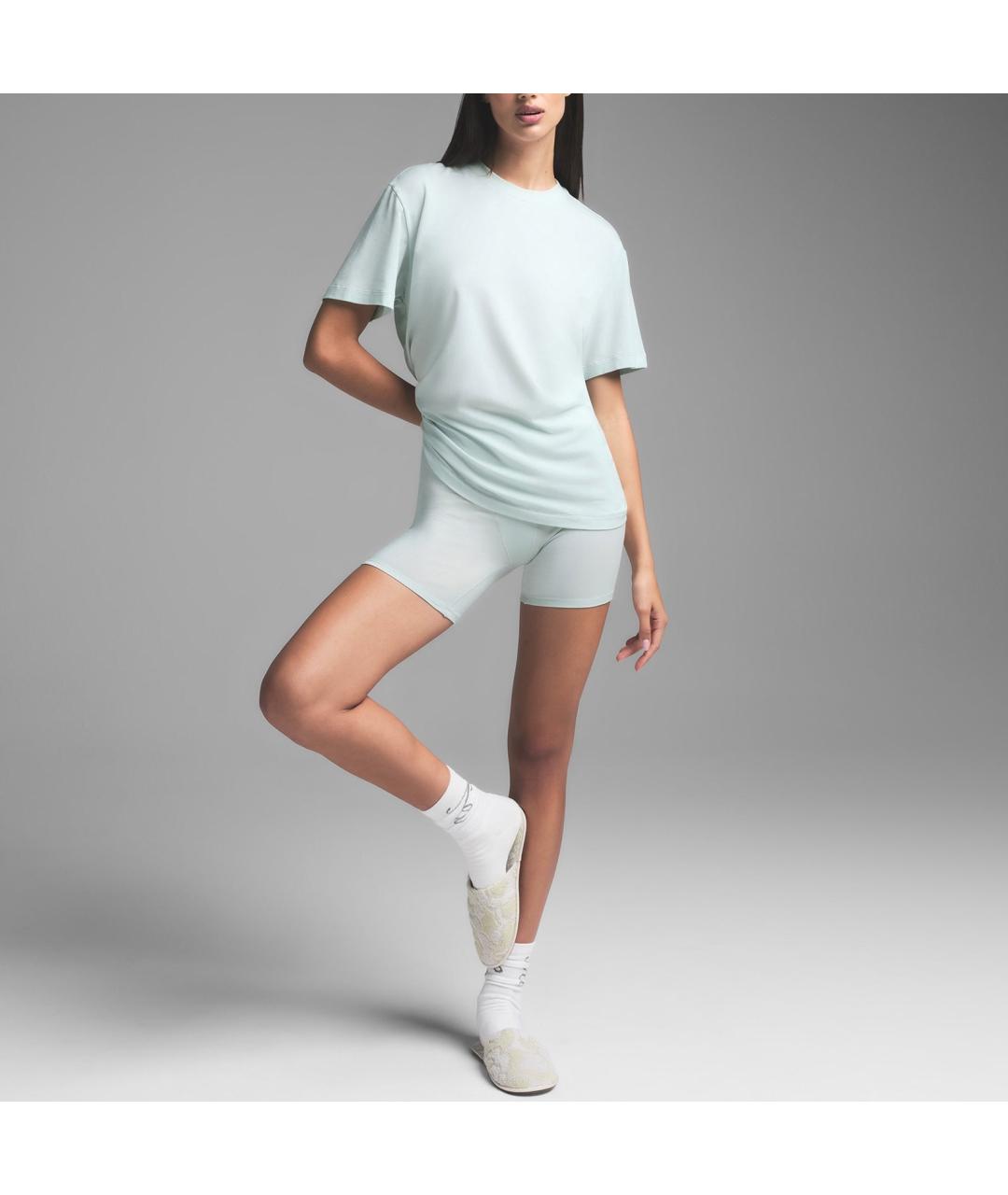 SKIMS Голубая футболка, фото 2