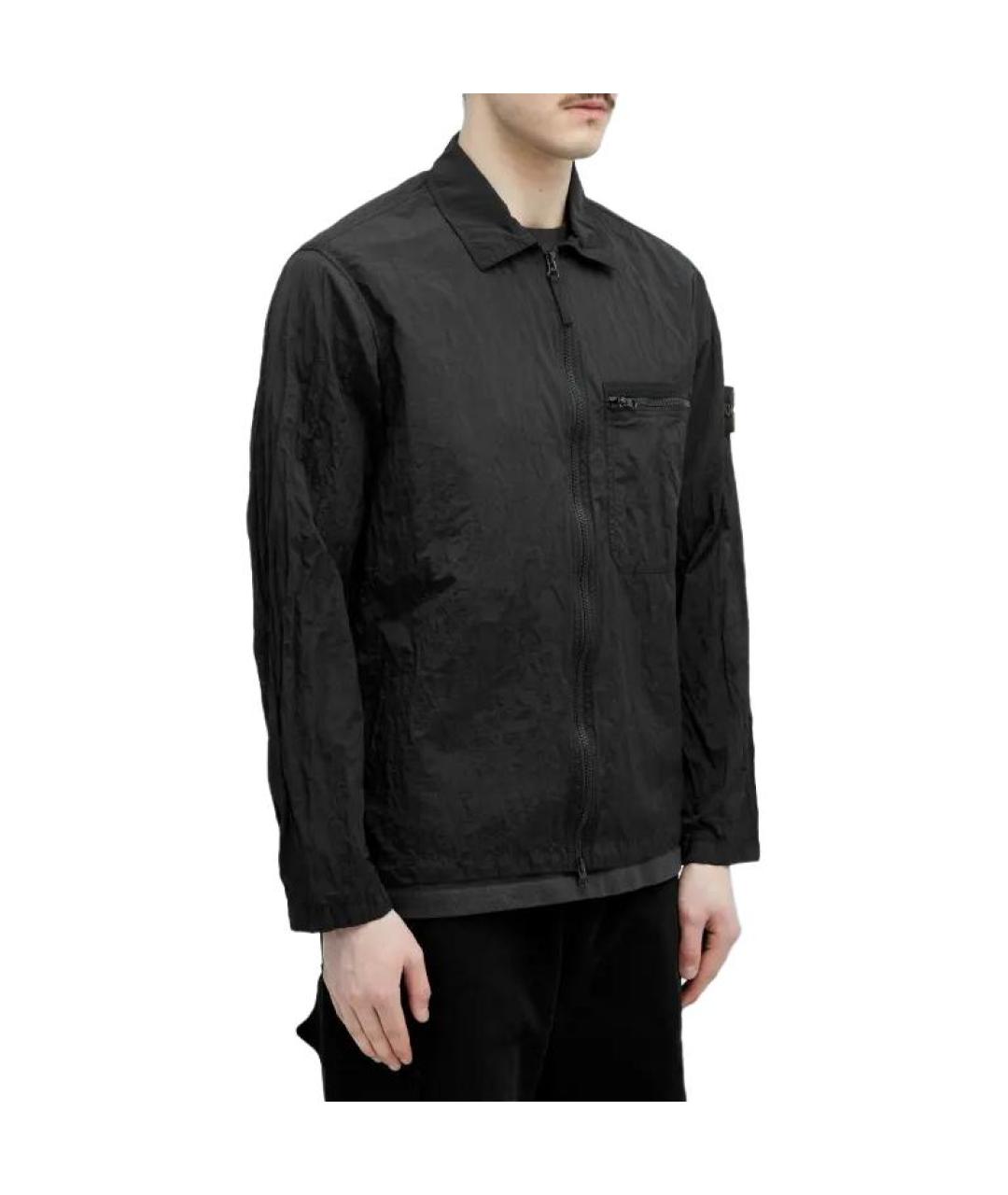 STONE ISLAND Черная куртка, фото 3