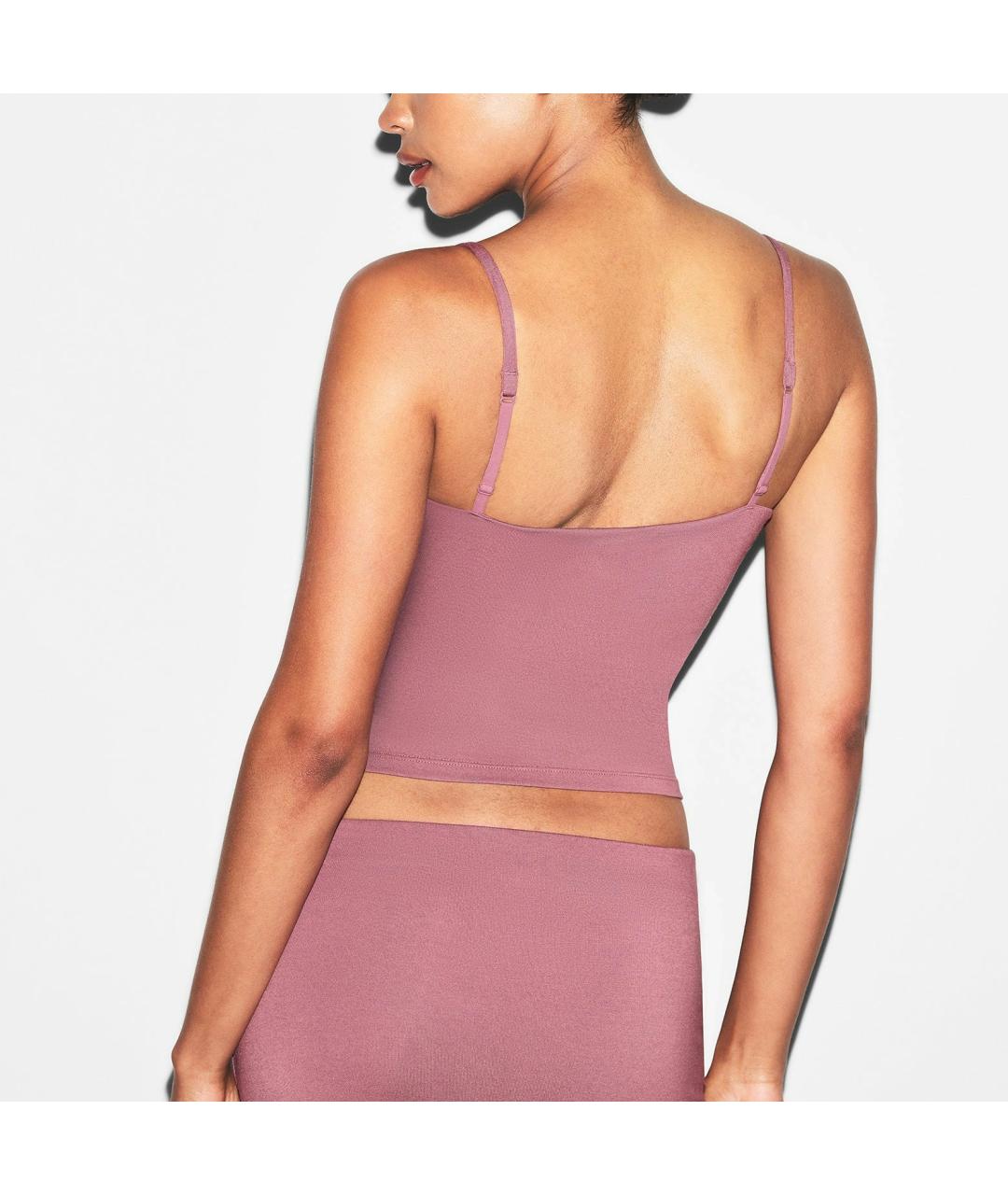 SKIMS Розовая майка, фото 3