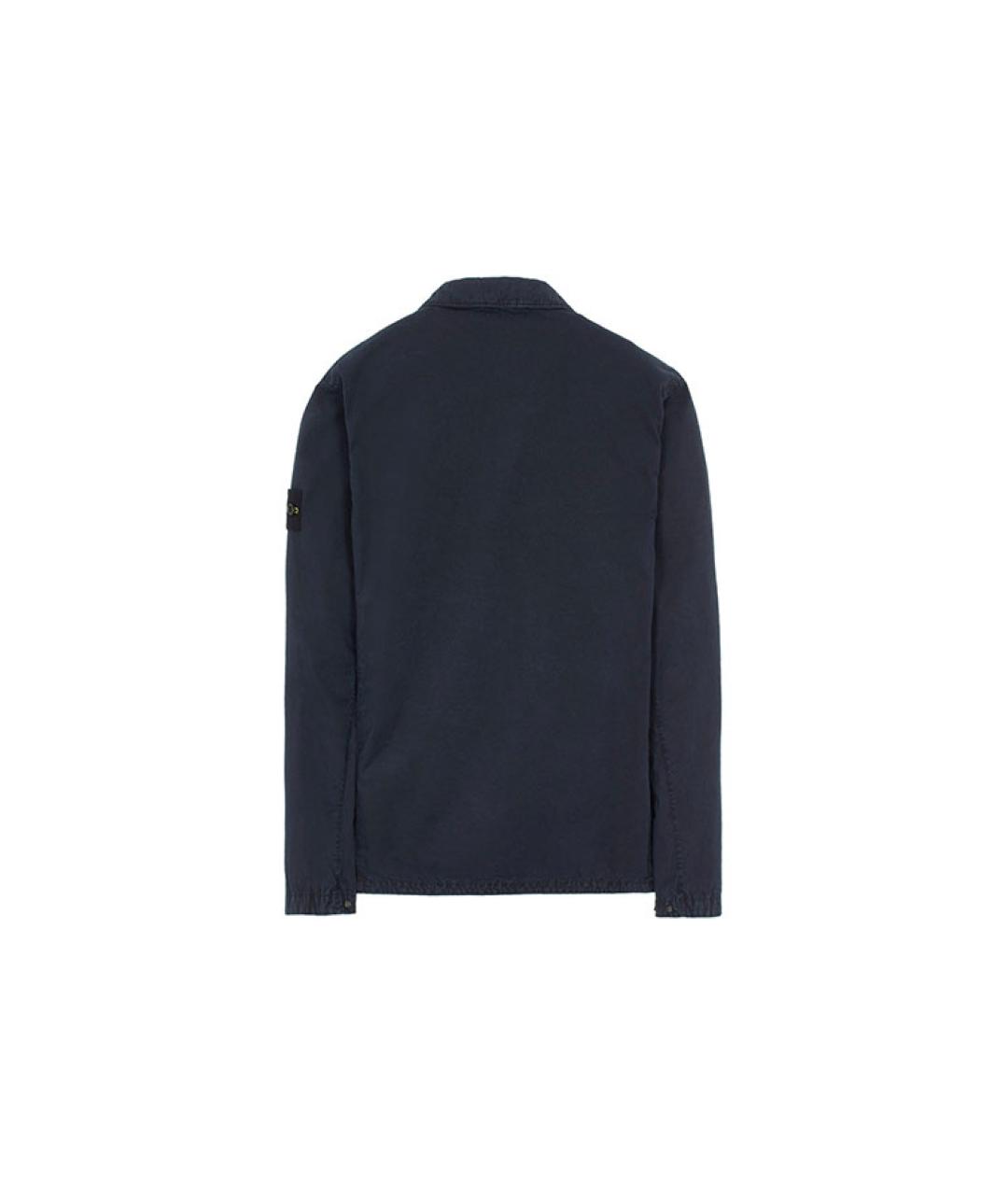 STONE ISLAND Темно-синяя куртка, фото 2
