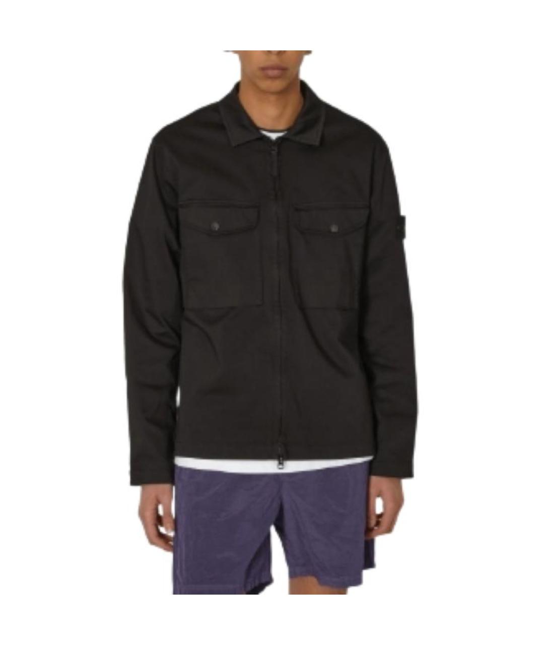STONE ISLAND Черная куртка, фото 4