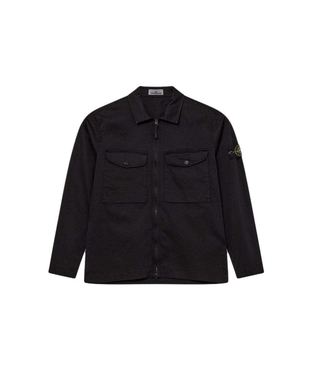 STONE ISLAND Черная куртка, фото 1
