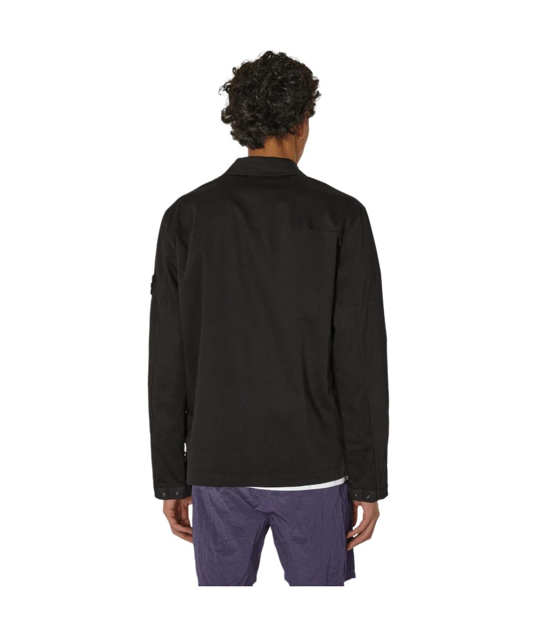 STONE ISLAND Черная куртка, фото 3