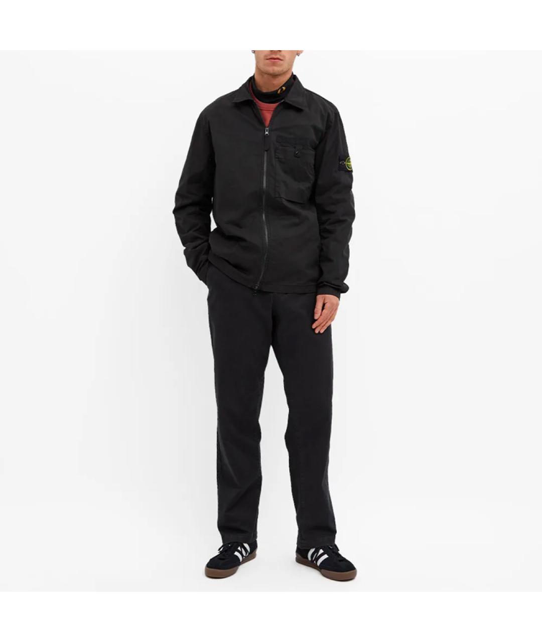 STONE ISLAND Черная куртка, фото 4