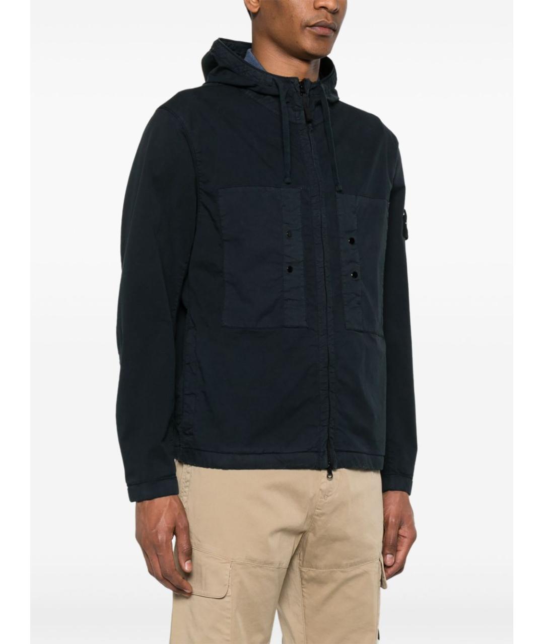 STONE ISLAND Синяя хлопковая куртка, фото 3