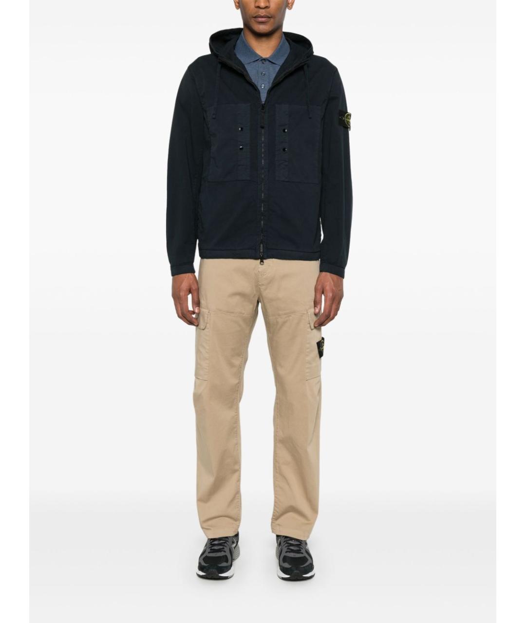 STONE ISLAND Синяя хлопковая куртка, фото 5