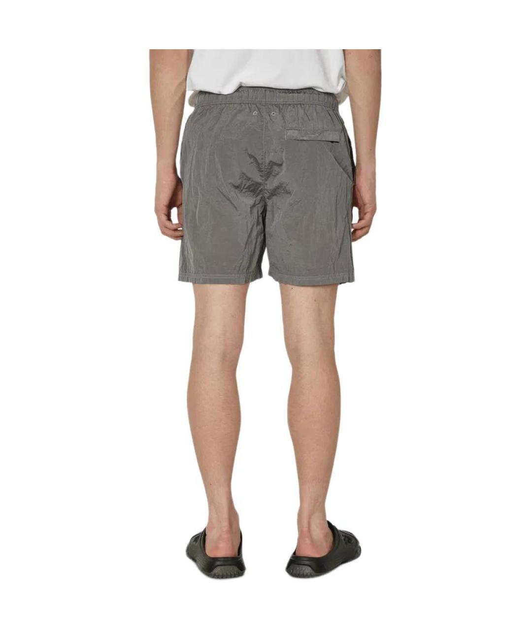 STONE ISLAND Серые шорты, фото 5