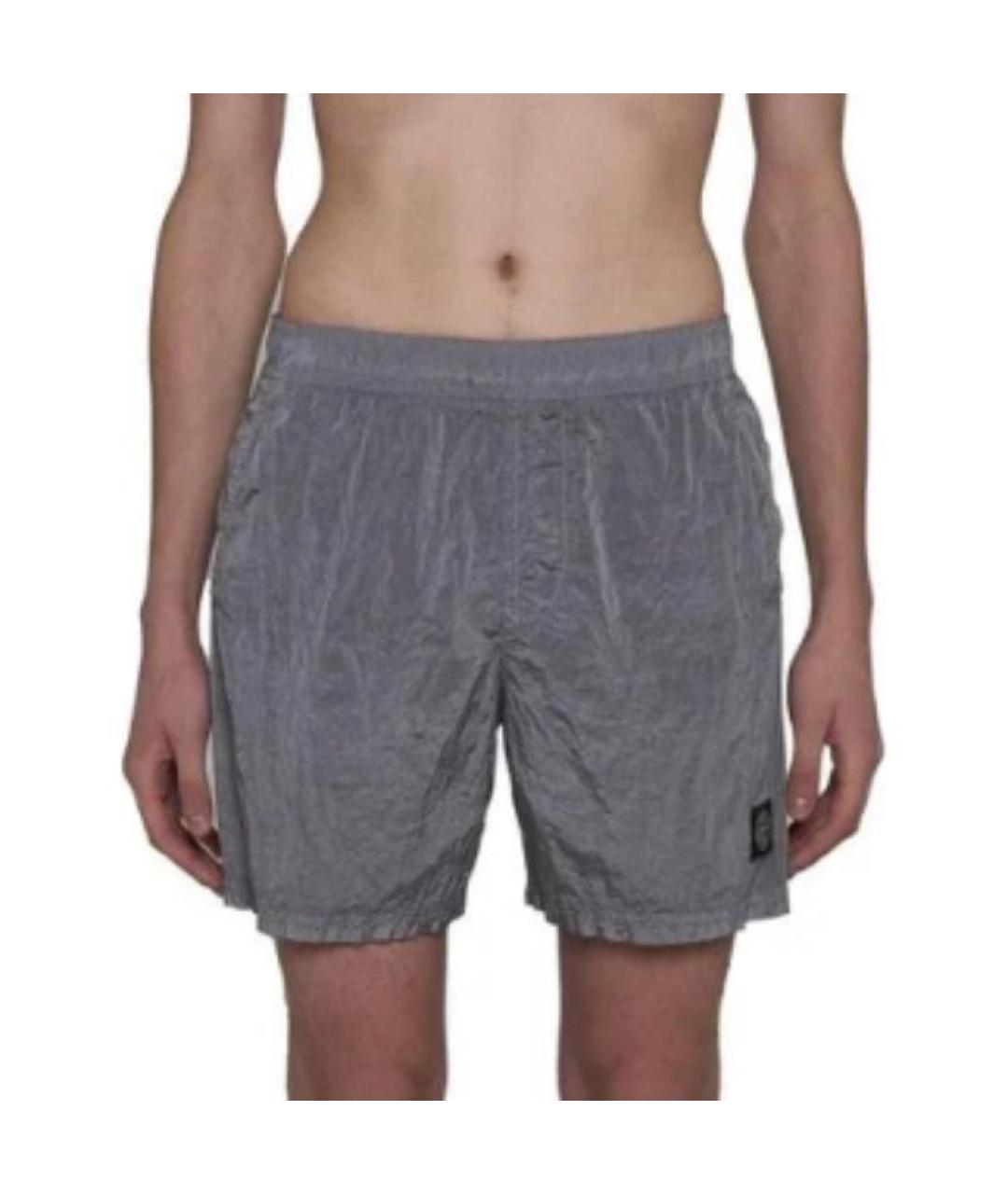 STONE ISLAND Серые шорты, фото 2