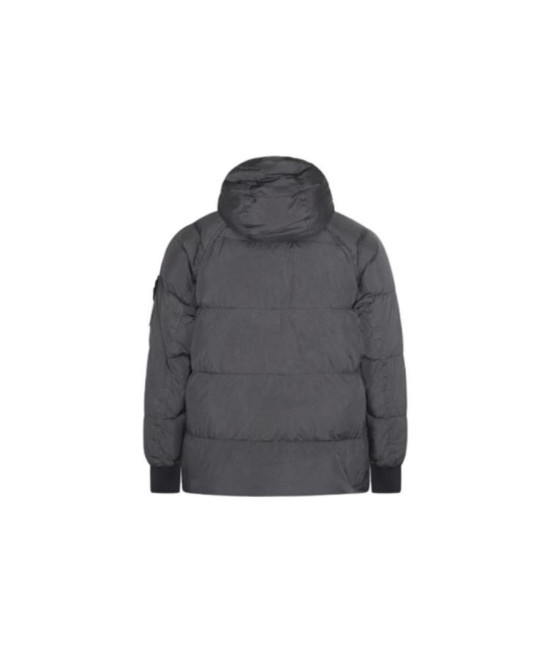 STONE ISLAND Серый пуховик, фото 2
