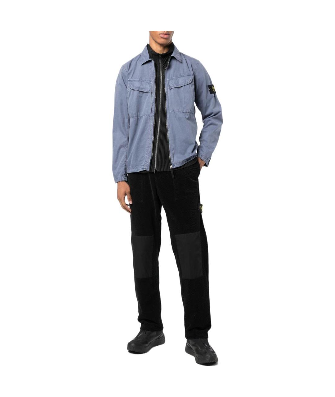 STONE ISLAND Синяя куртка, фото 2