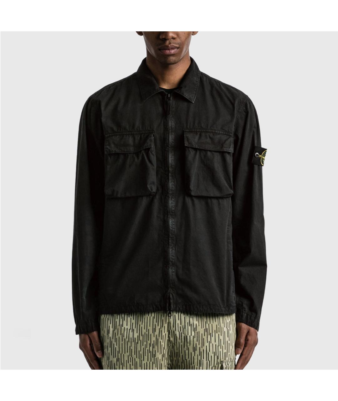 STONE ISLAND Черная куртка, фото 4