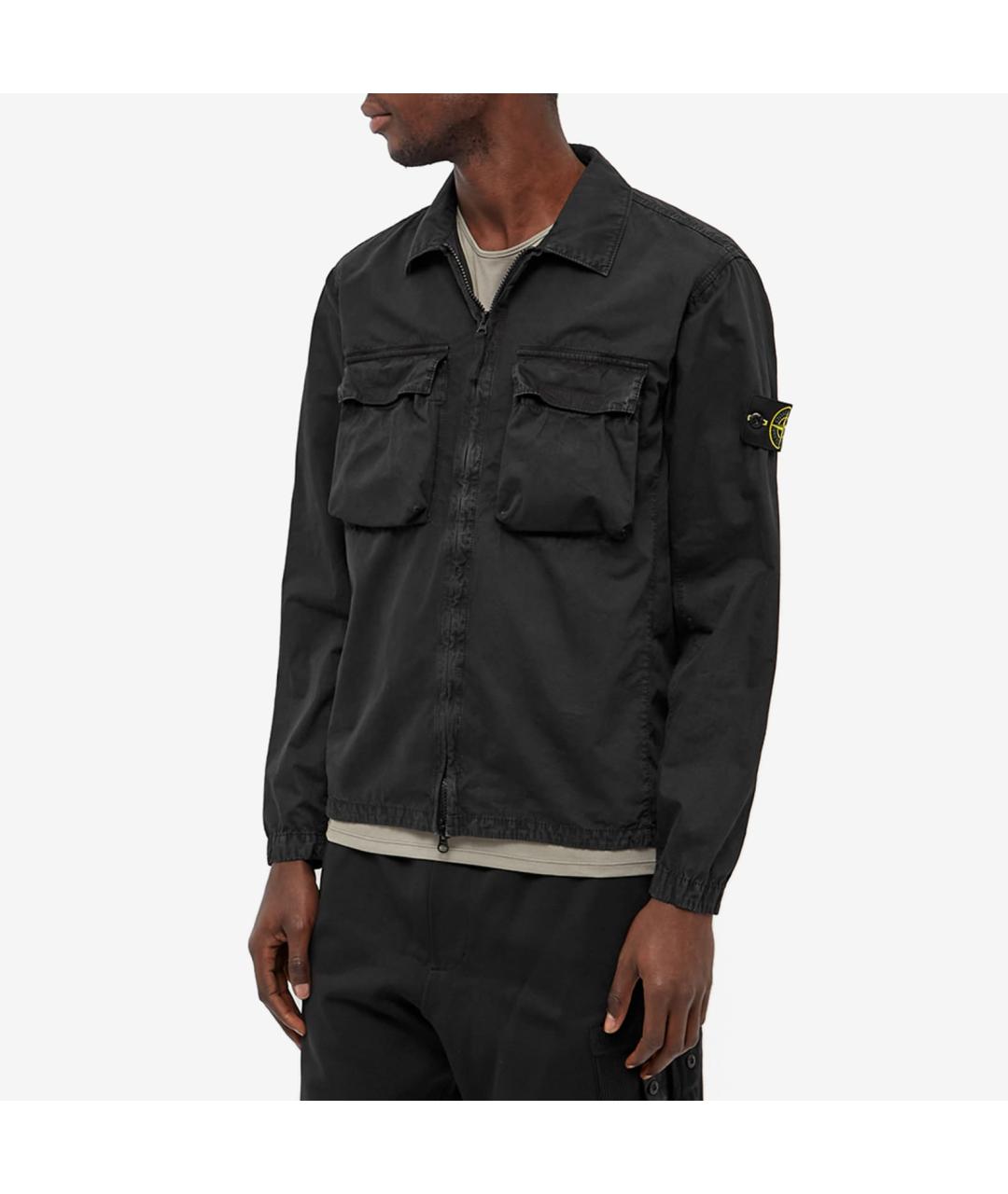 STONE ISLAND Черная куртка, фото 6