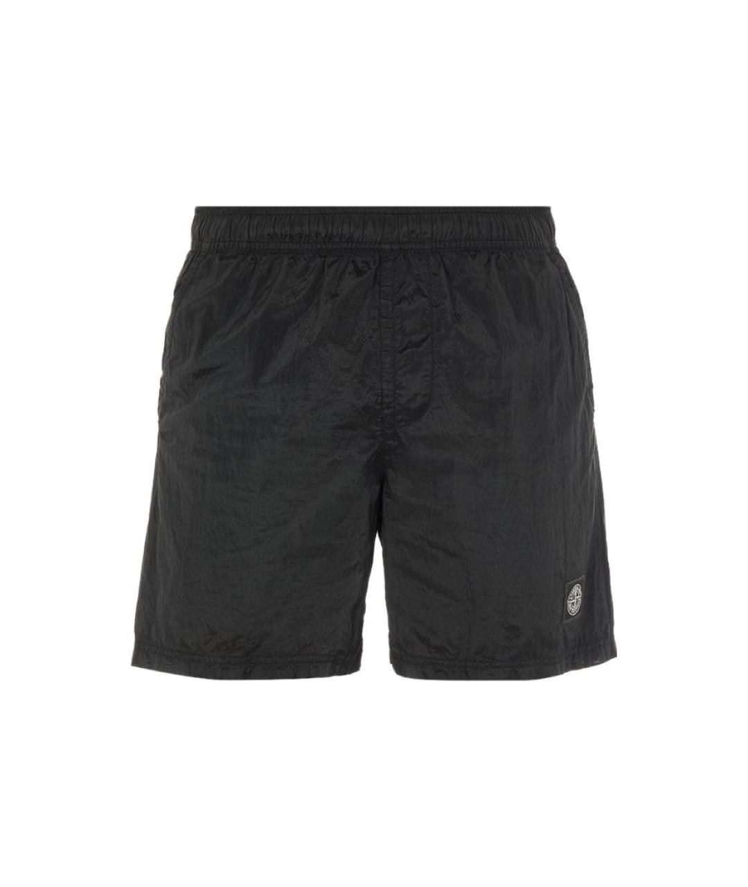 STONE ISLAND Черные шорты, фото 1