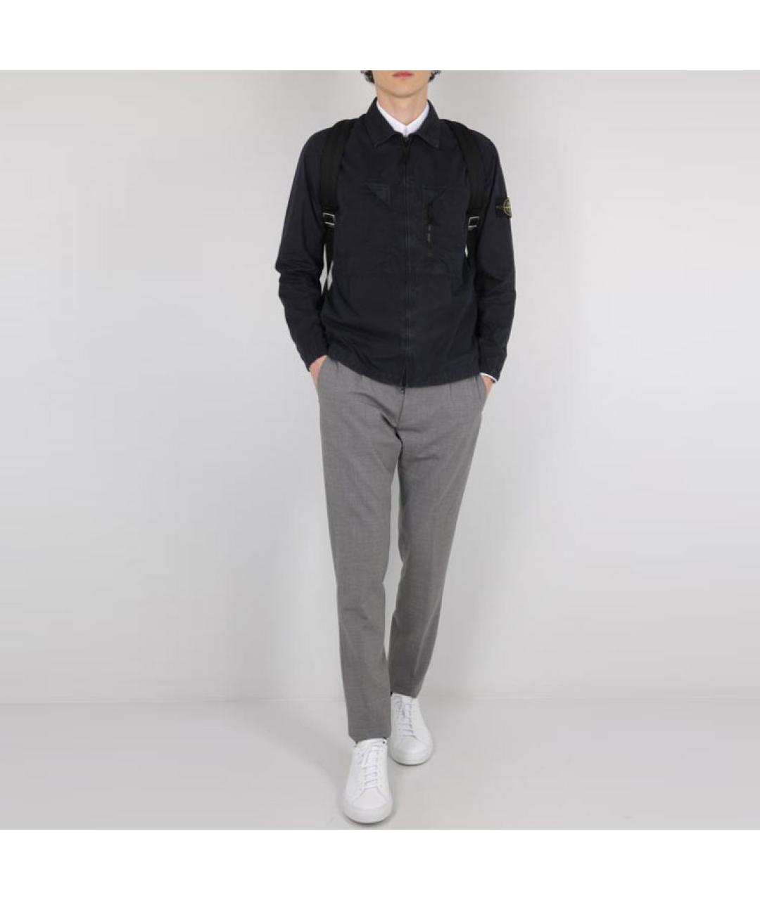 STONE ISLAND Черная куртка, фото 4