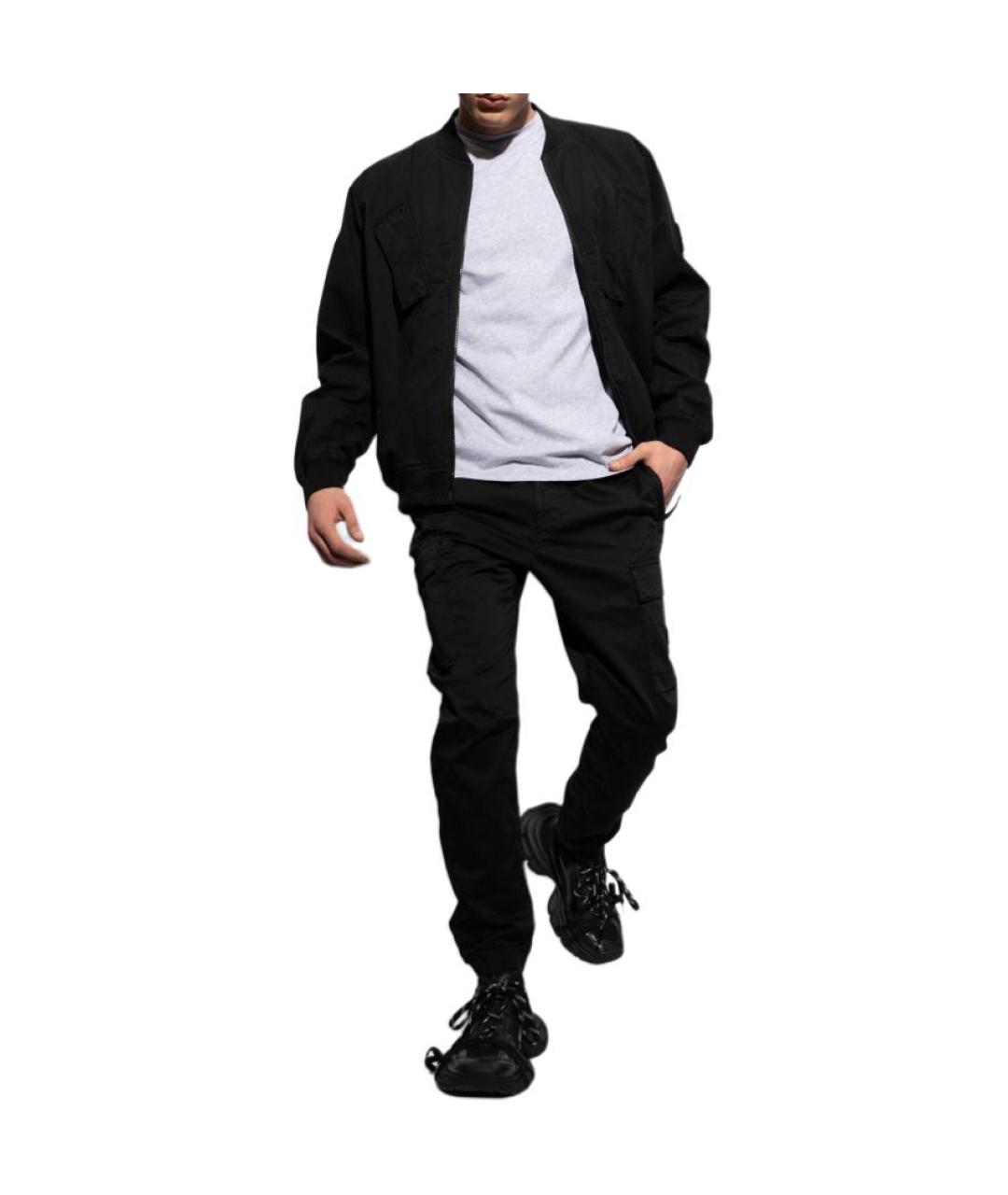 STONE ISLAND Черная куртка, фото 2