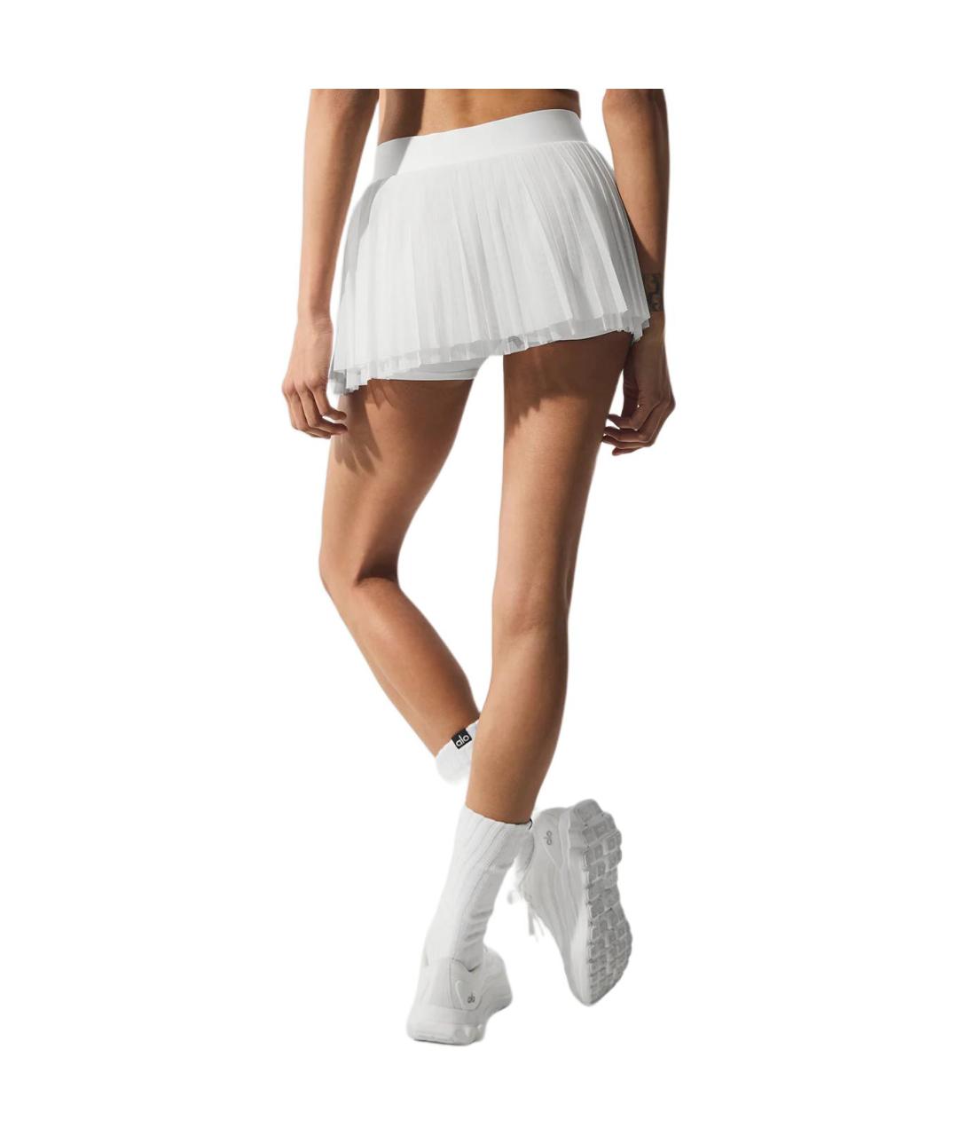 ALO YOGA Белая юбка-шорты, фото 2