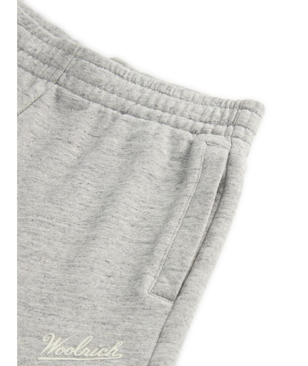 WOOLRICH Серые хлопковые шорты, фото 3